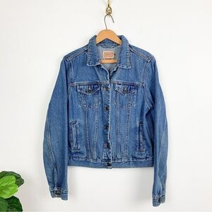 Schmidt Workwear Fit For Her Women’s Denim Jacket Sz L